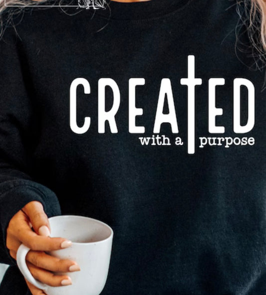 Created With Purpose Crewneck