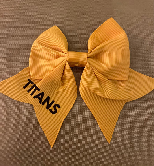 Titans Gold Bow 3.5"