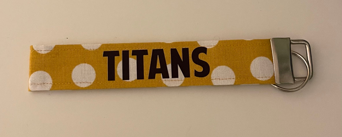 Titans Polka Dot Keychain